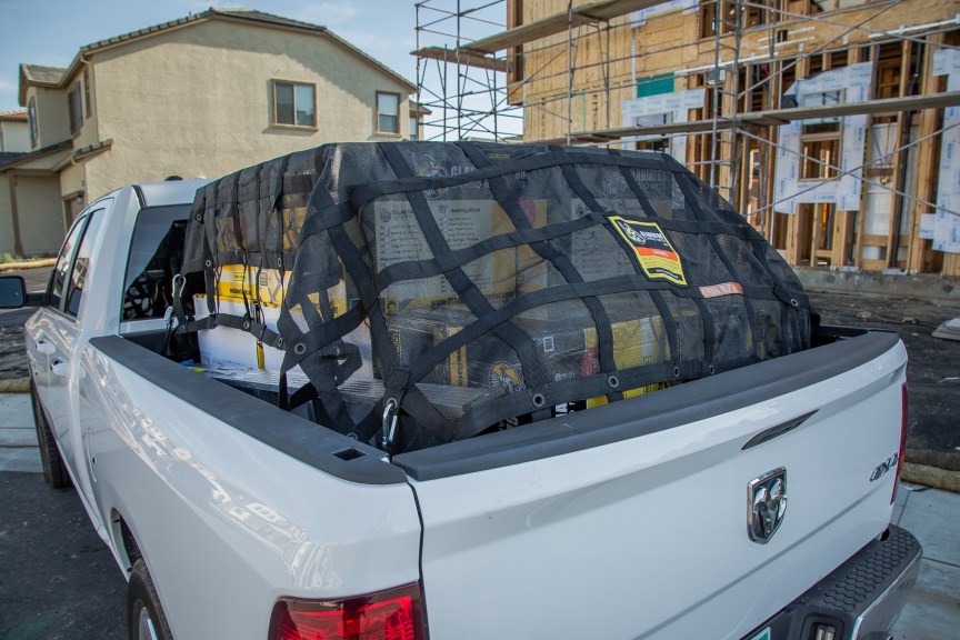 Gladiator Cargo Net for Pickup Trucks and Trailers Comes in 13 Different Sizes
